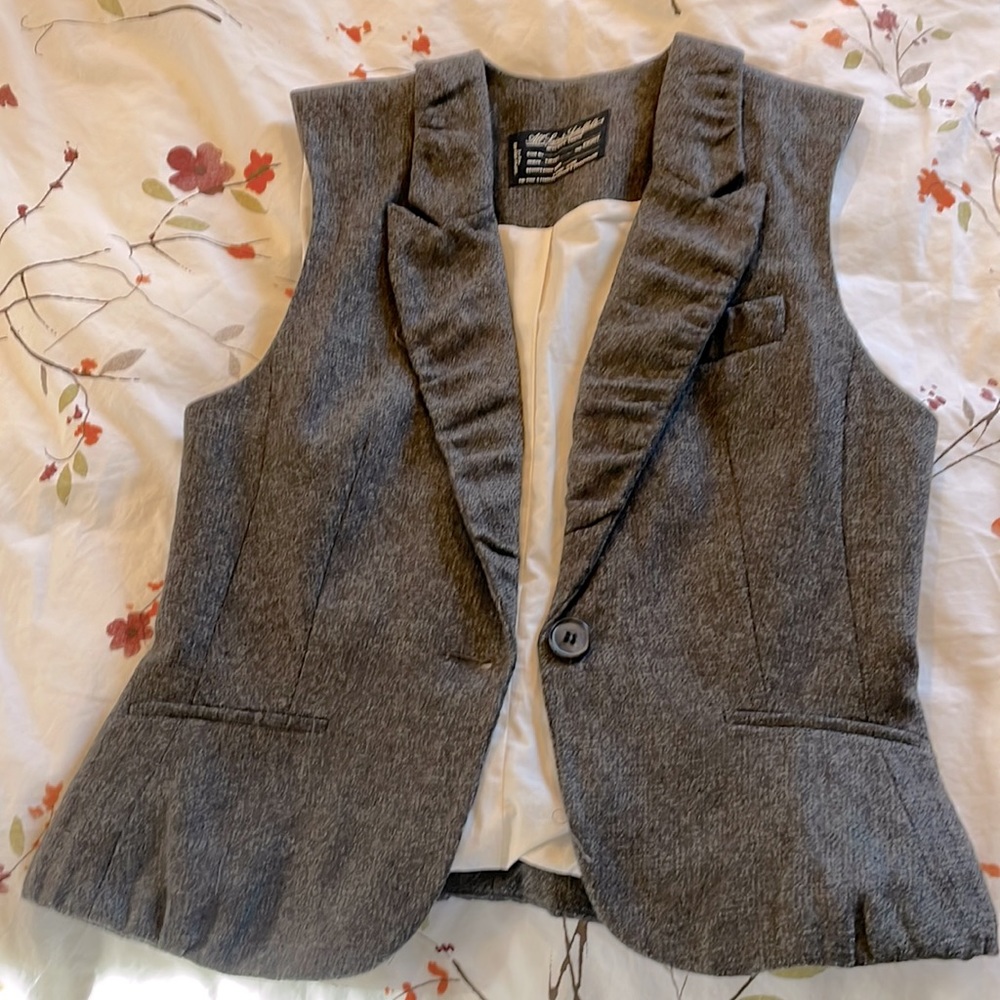 All Saints wool vest